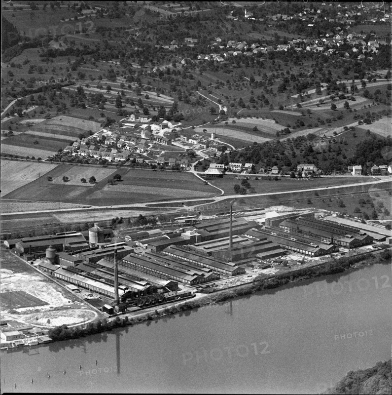 Fluorine factory in Rheinfelden, 1964