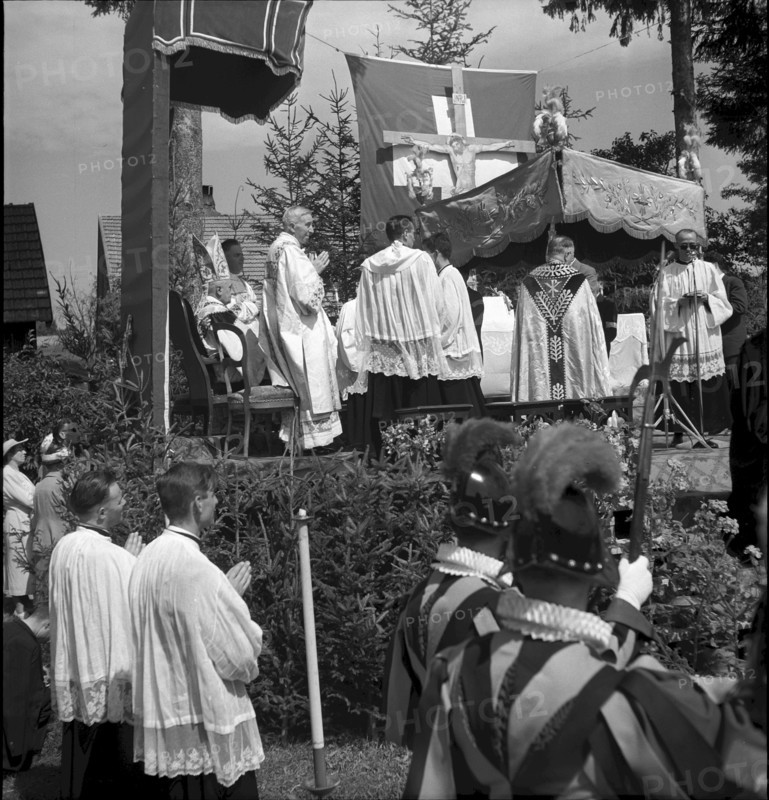Canonization of Marguerite Bays in Siviriez FR 1953