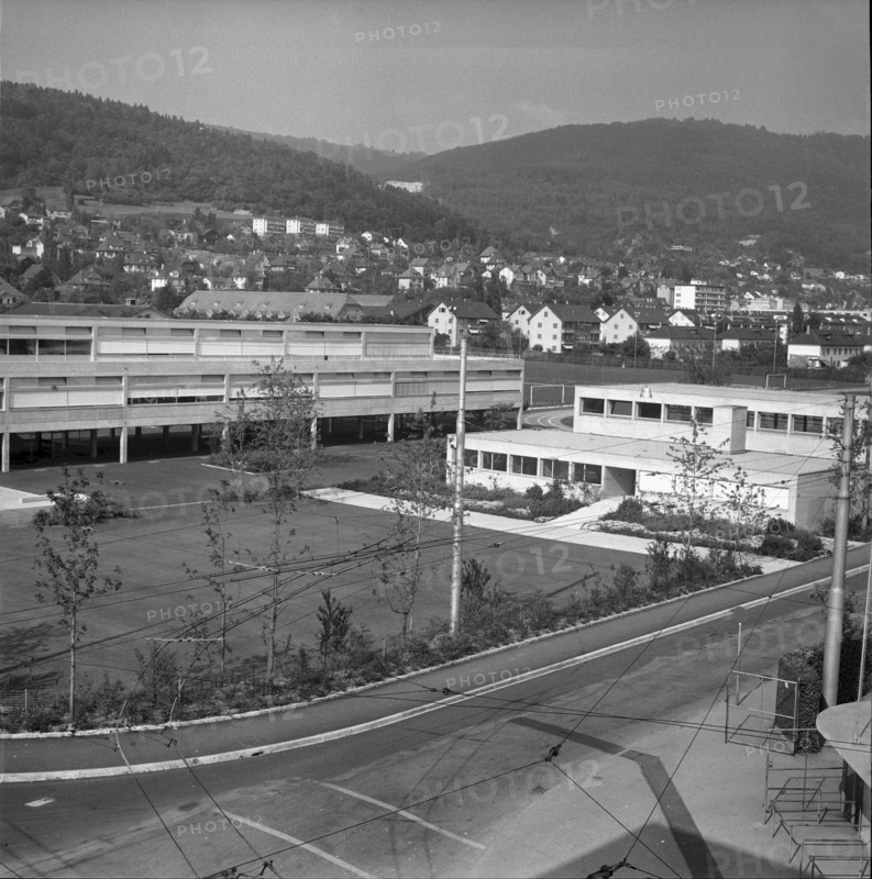 New primary school for Champagne quarter in Biel, 1961