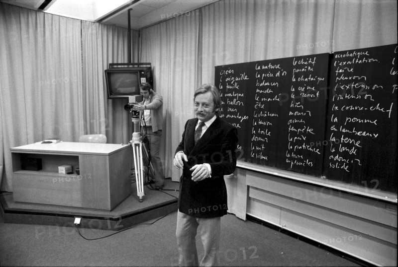Secondary school with television camera, Sacconex 1971