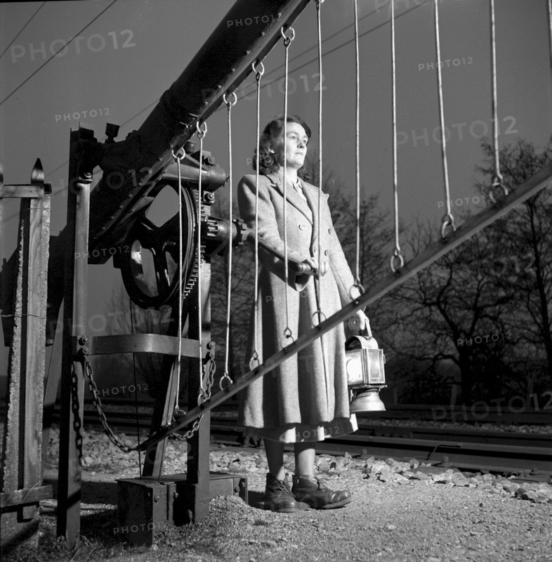 Christmas 1951: Railway guard in La Gordane