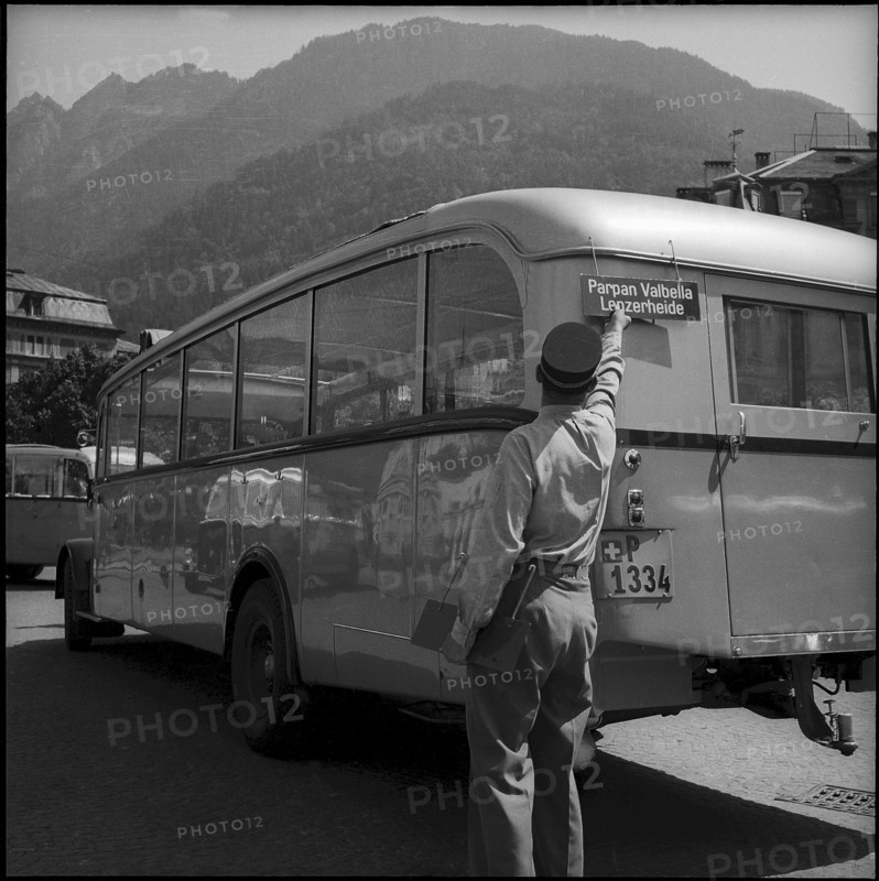 Post bus St. Moritz - Parpan - Valbella -Lenzerheide 1953