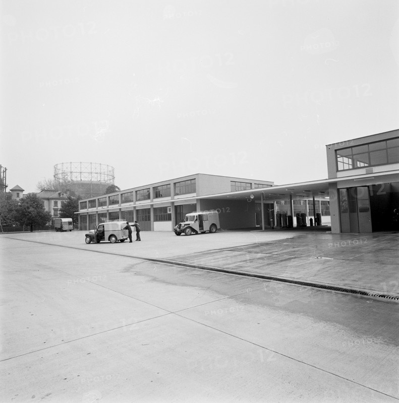 Post bus garage Schlieren 1962