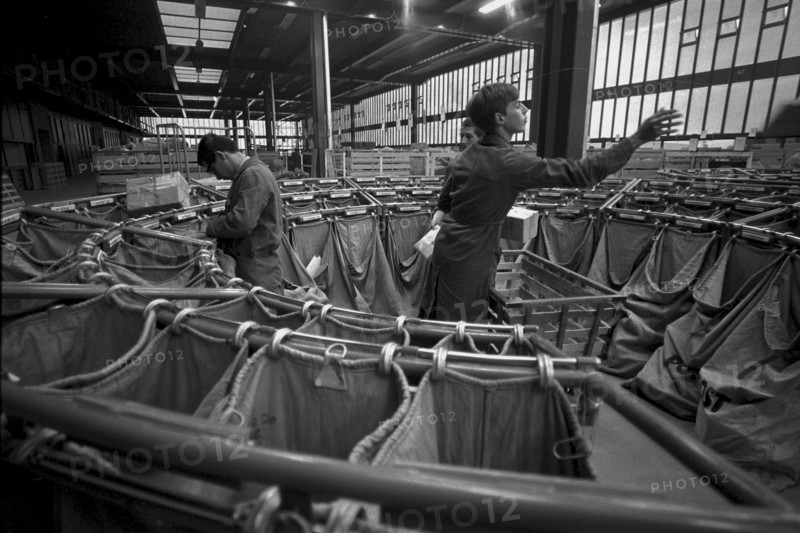 Mail sorting, Schanzenpost Berne 1965