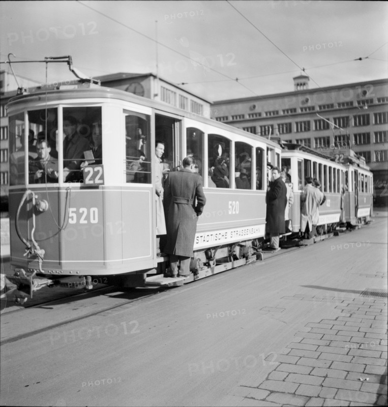 Free-rider, tramway Zurich 1949