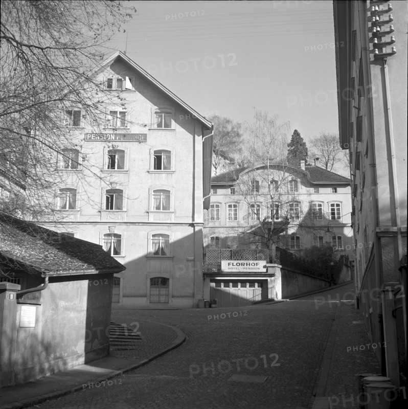 Pension Florhof in Zurich 1951