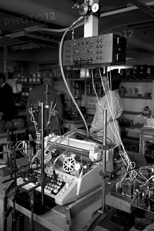 Typewriter factory Paillard SA, Yverdone 1967