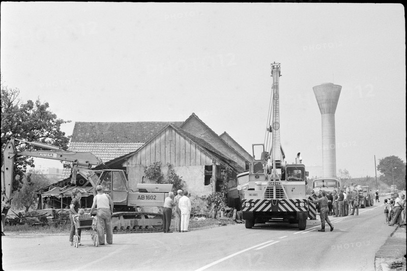 Oil spill accident in Sisseln 1971