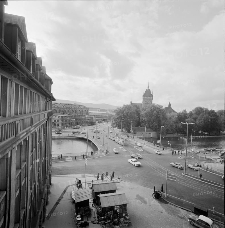 Zurich, Walche bridge 1958