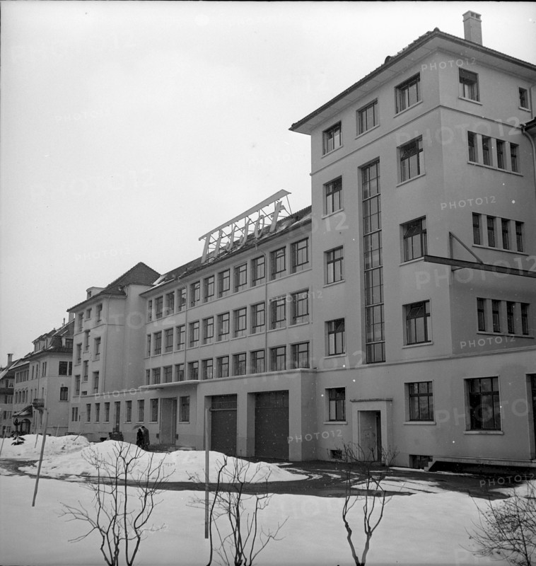 Watch factory Tissot Frere in Le Locle 1952