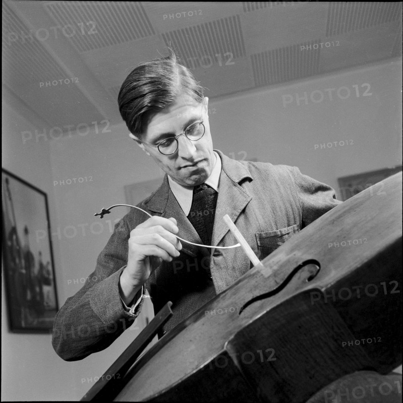 School for violin making, Brienz 1952