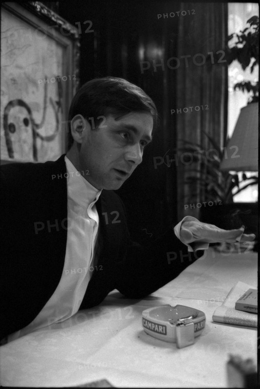 British author Alan Sillitoe, Zurich 1967