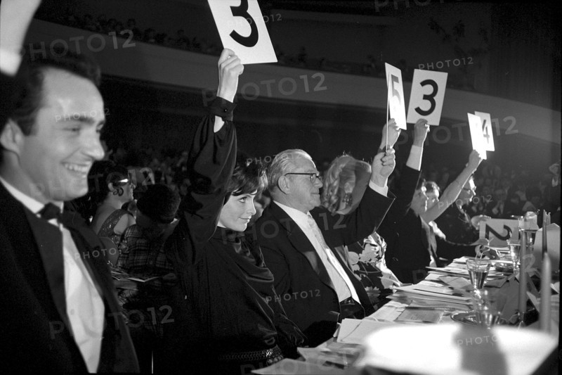 Election of Miss Switzerland 1969: jury members Sturzda, Neri, Streuli