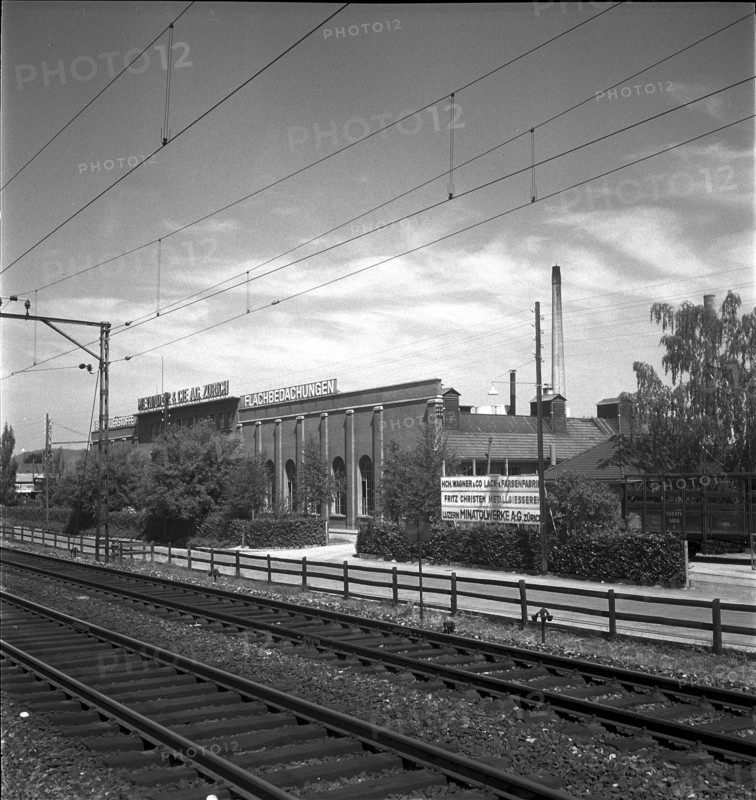 Factory building in Zurich 1948: Meynadier