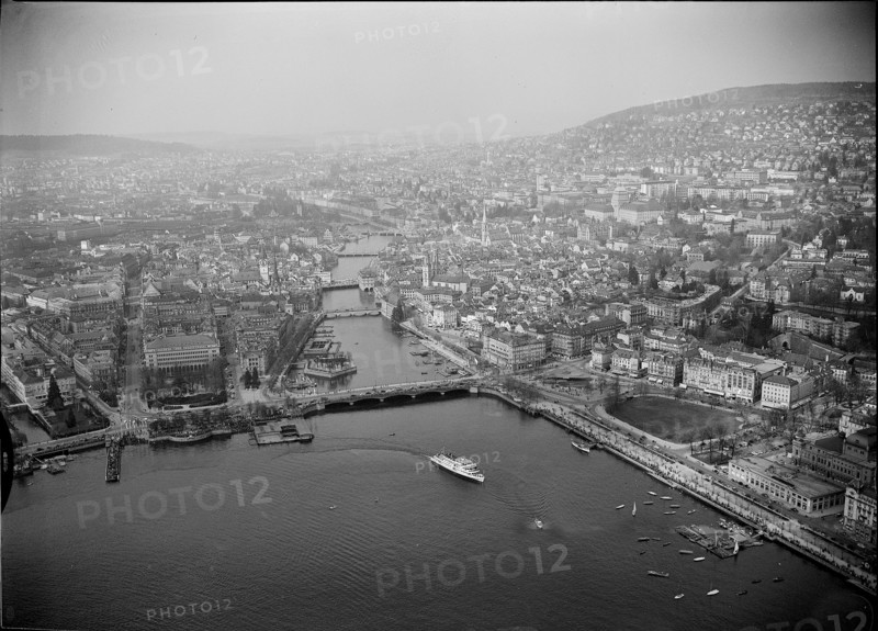 Maiden voyage of MS Linth, Lake Zurich 1952