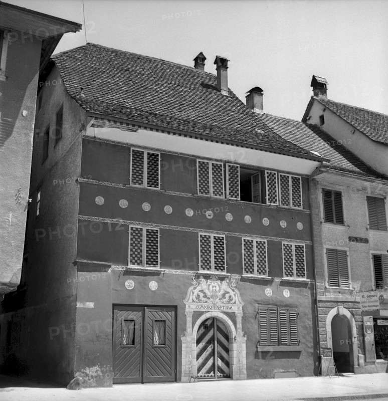 House ""Zum Roten Turm"", Zurzach 1945