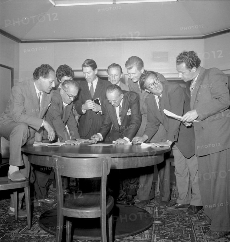 Radio studio Zurich, Radio play recording 1951