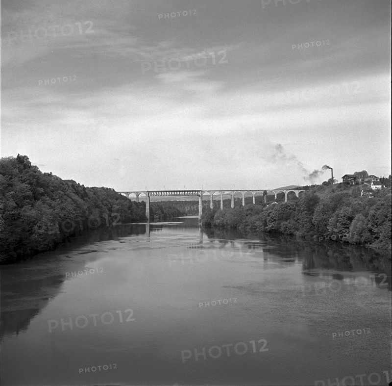 Rhine bridge near Ruedlingen 1952