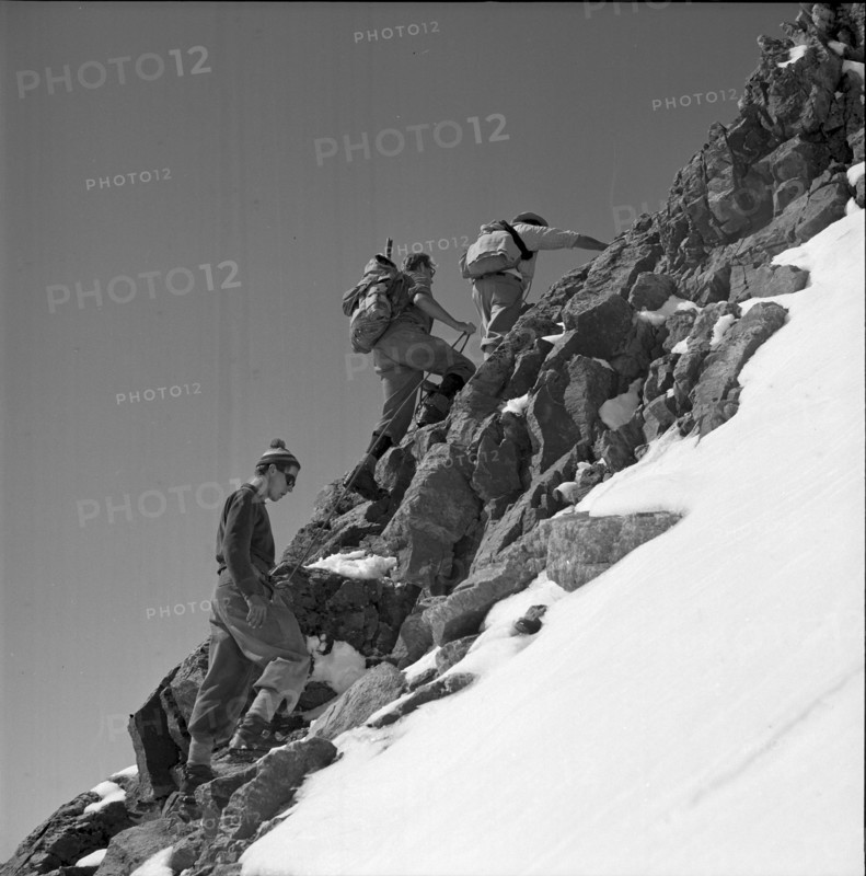 Mountaineering reportage radio Lausanne 1950