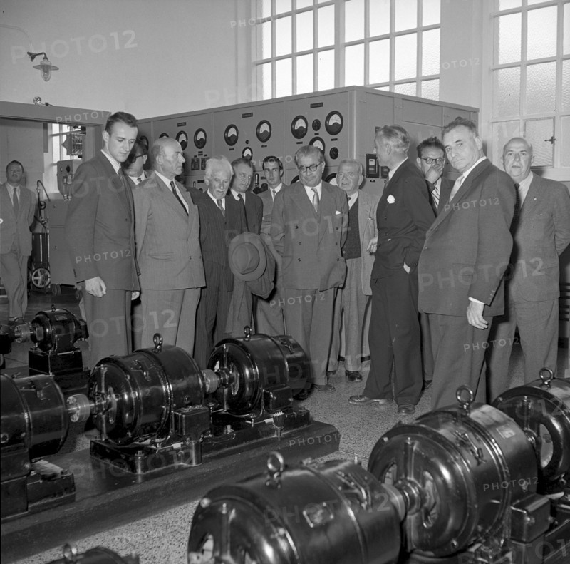 Opening of the enlarged radio station Monte Ceneri 1952