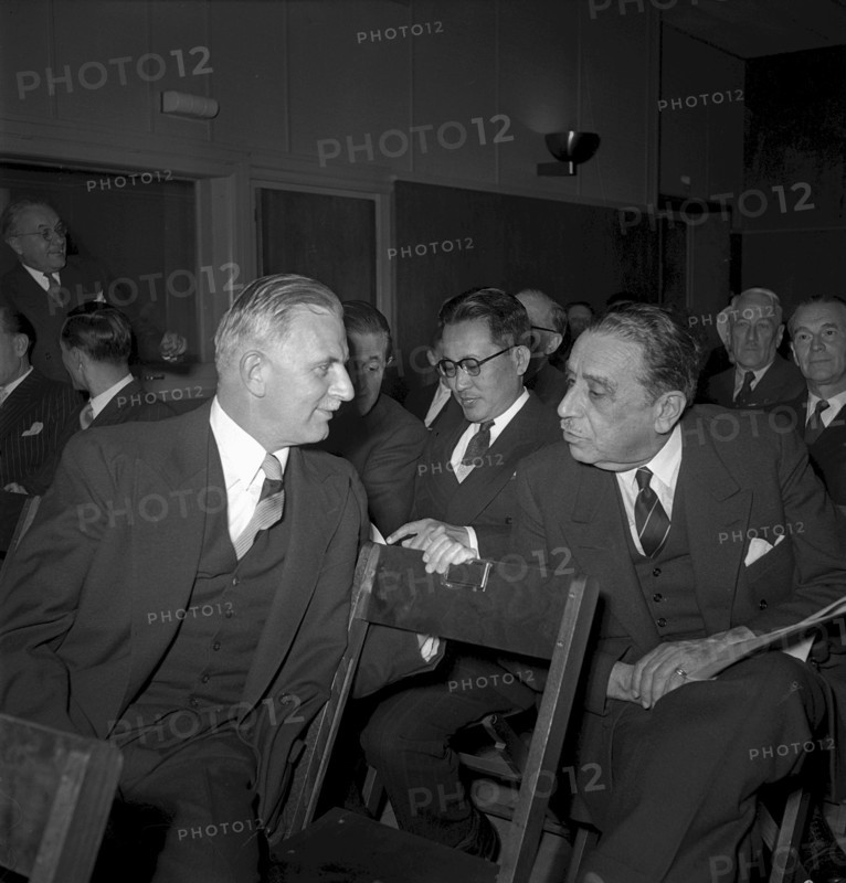 Live transmission on Red Cross, Radio Geneva, 1952