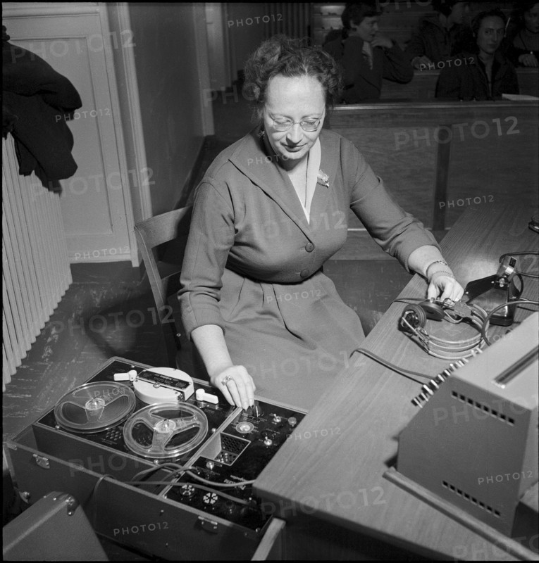 School for interpreters, Genva 1953