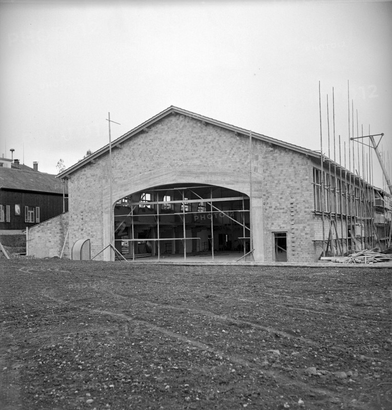 structurally completed school for roofers in Zzwil 1949