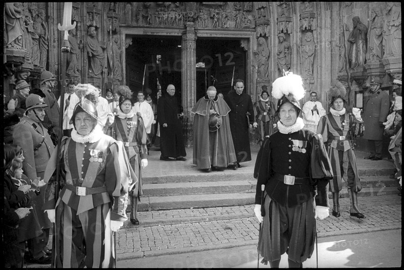 Reception for Cardinal Charles Journet in Fribourg 1965