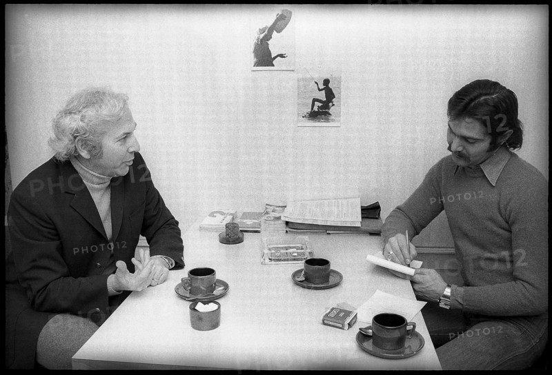 Paul Jubin, director of ""Freres sans Frontieres"". Fribourg 1973