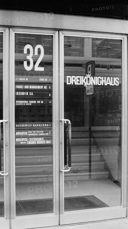 Bank Reiss in Zurich 1972