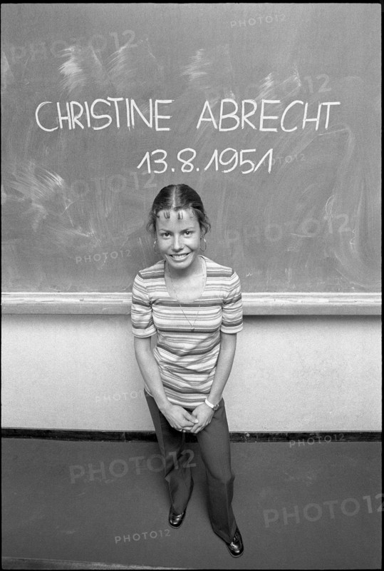 Christina Abrecht in Paris 1971