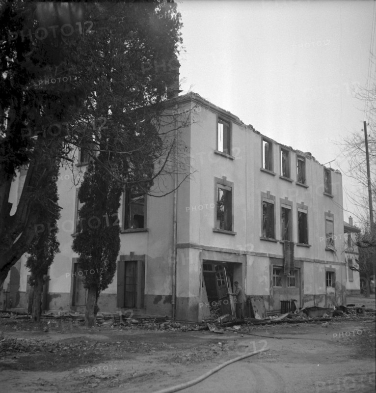 Burning down of the Casino Saxon VS 1952