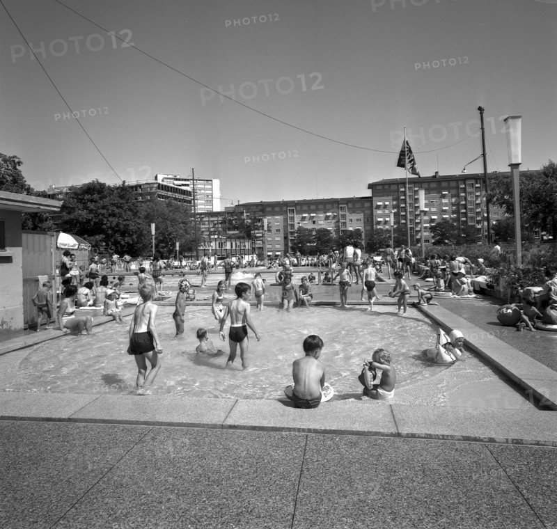 Swimming pool, Piscine de Varembe, Geneva 1965