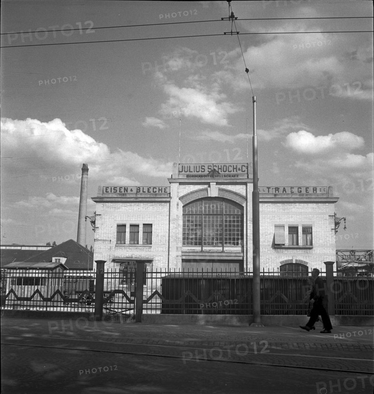 Factory building in Zurich 1948: Julius Schoch & Co