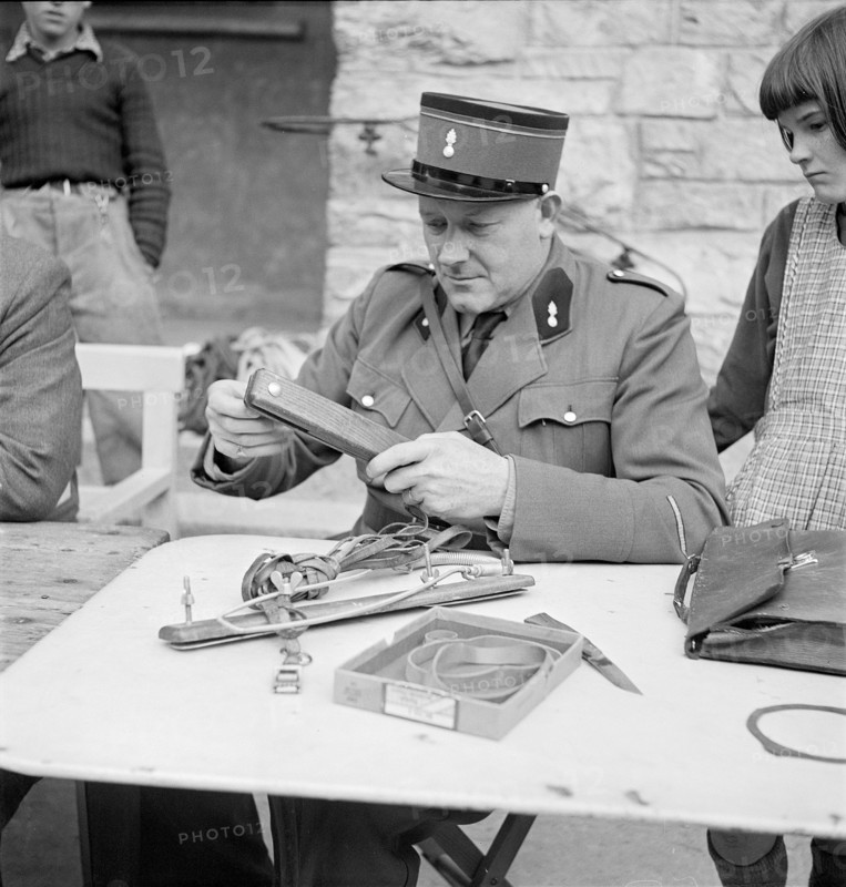 Mountain guides inspection, Zermatt 1952: equipment control