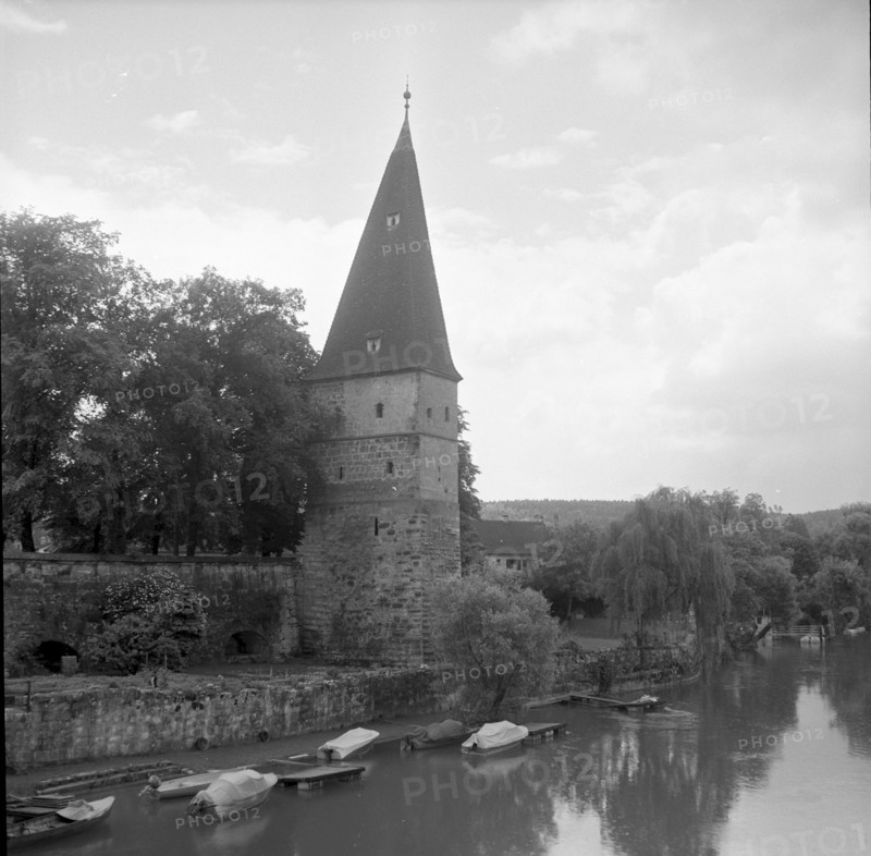 Solothurn, der krumme Turm, Krummer Turm, 1955