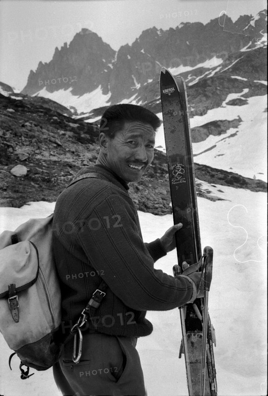 Sherpa Tenzing Norgay in Meiringen 1963