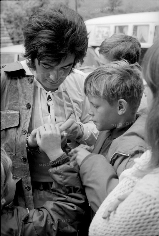 Pop star Barry Ryan in Lucerne 1969