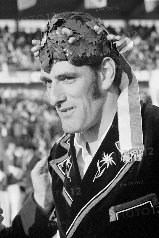 Swiss wrestling festival La Chaux-de-Fonds 1972: champion Roschi