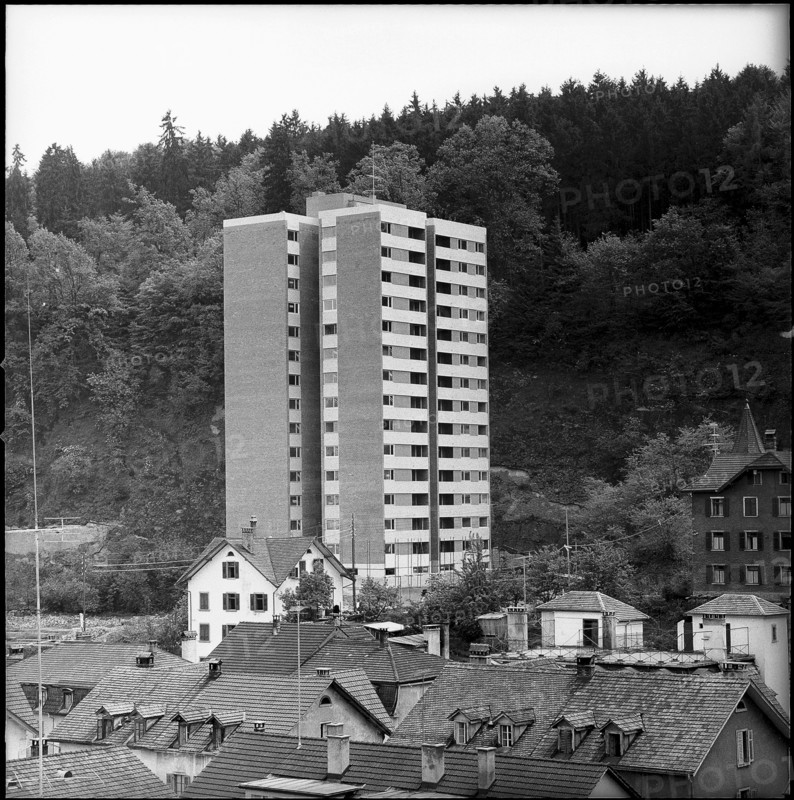 High-rise building ""Reussblick"" Lucerne, 1960