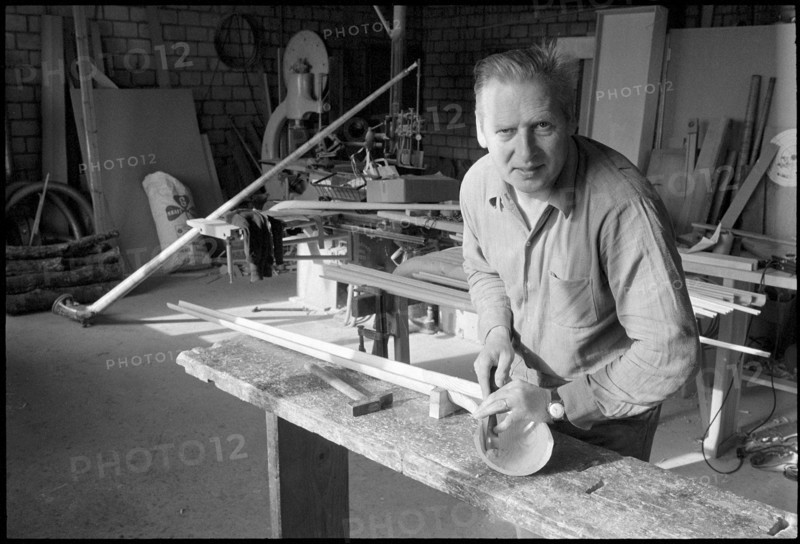 Alphorn-maker Josef Emmenegger, Eich 1973