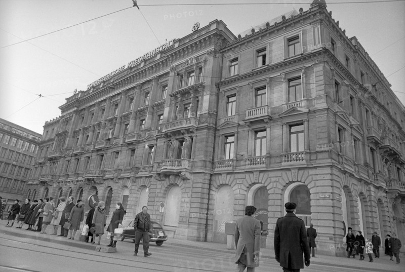 Schweizerische Kreditanstalt, Paradeplatz Zurich 1971