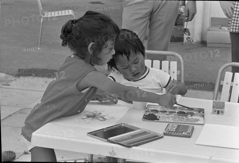 Terre des hommes"" takes care of children from Asia, Massongex VS, 1973