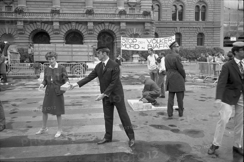 Fundraising in favour of Biafra, Berne 1968