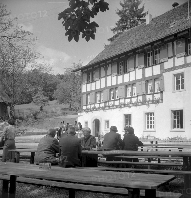 Restaurant Kittenmuhle Erlenbach ZH 1956