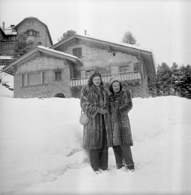 War correspondents in St. Moritz 1947