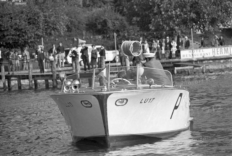 Rescue action: Demonstration of a security gadget for life-savers, 1969