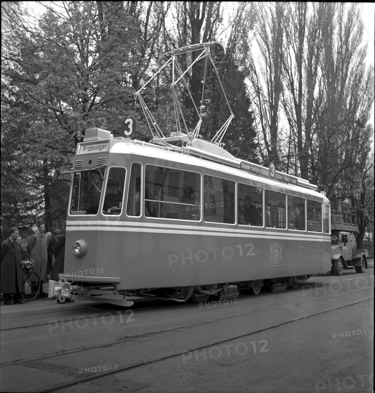 New cars fur tram number 3, Zurich 1939