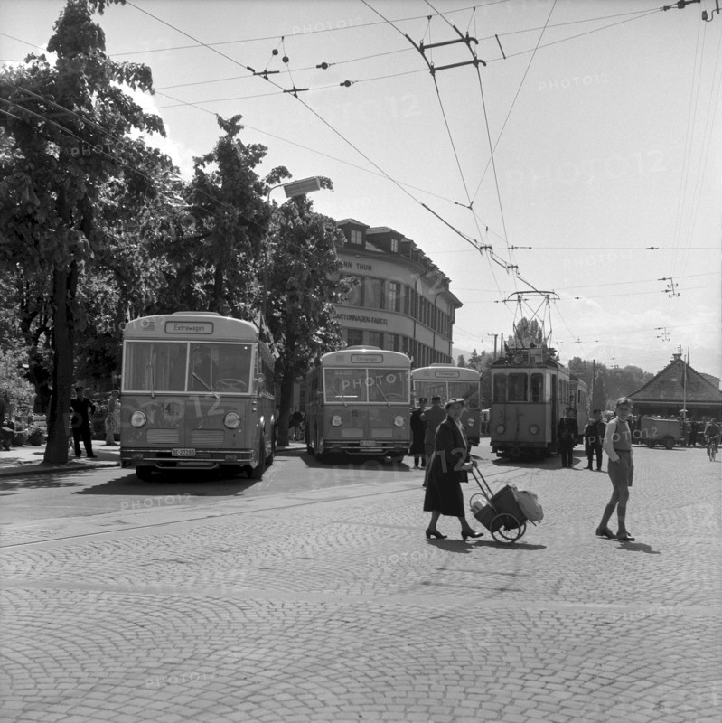 Farewell party for the tramway Thun-Steffisburg 1958