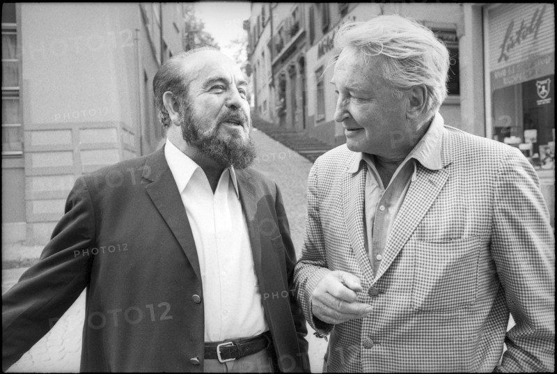 Shmuel Rodensky in Zurich and Teddy Stauffer 1968